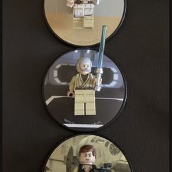 3 Lego Star Wars Mini Figure Magnets 