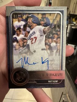 2019 Topps Museum Collection Dodgers Matt Kemp Auto /199