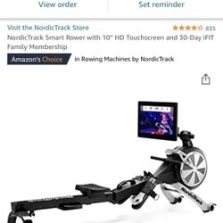 NordicTrack Row machine