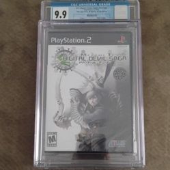 Games!!!!! Graded!!! X3 9.9 CGC Shin Megami Tensei PS2 