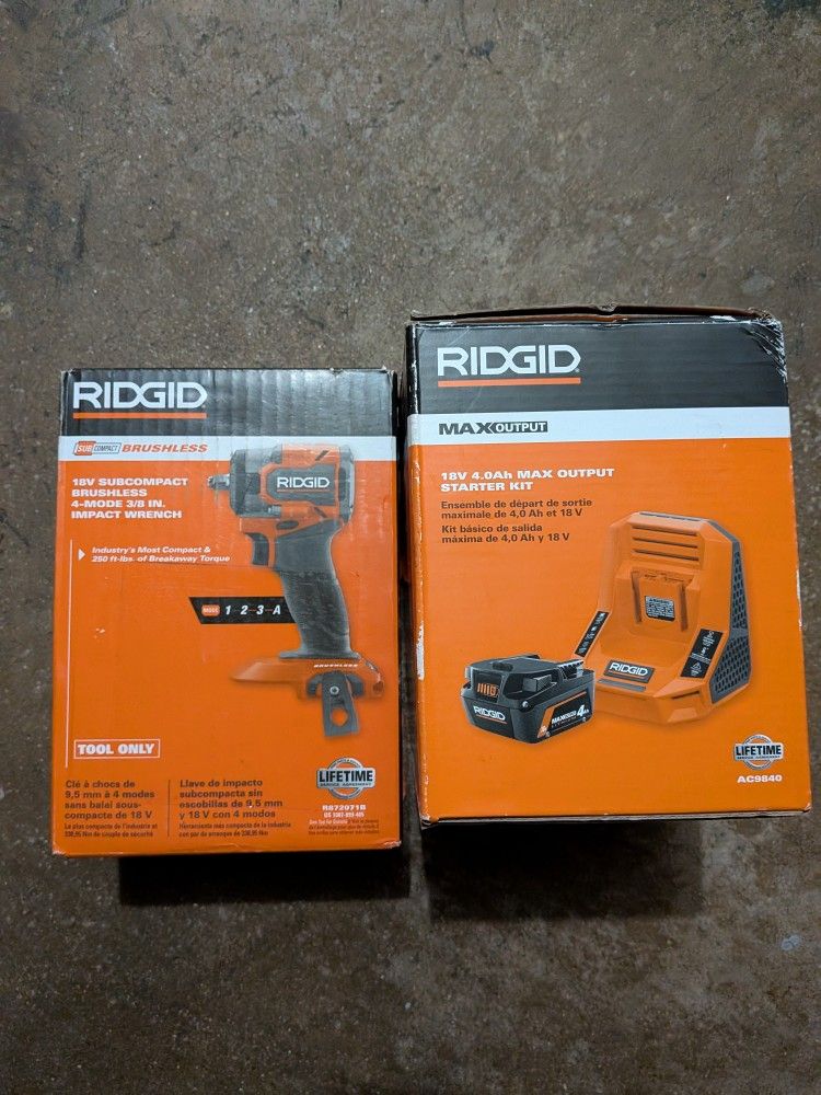 3/8 SUBCOMPACT IMPACT W 4.0 BATTERY W CHARGER