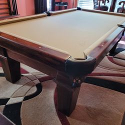 8ft Slate Pool Table