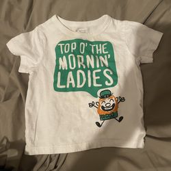 St Patrick’s Day Toddler Shirt. Size 12-18mo