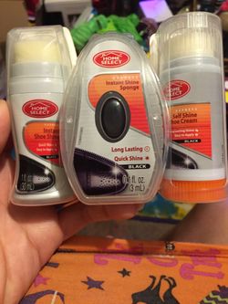 Miniature shoe shining kit Black!