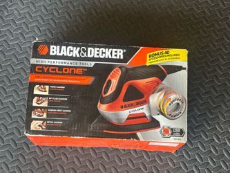 Black and decker cyclone sander