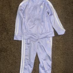 Lavender Adidas 2 Piece 