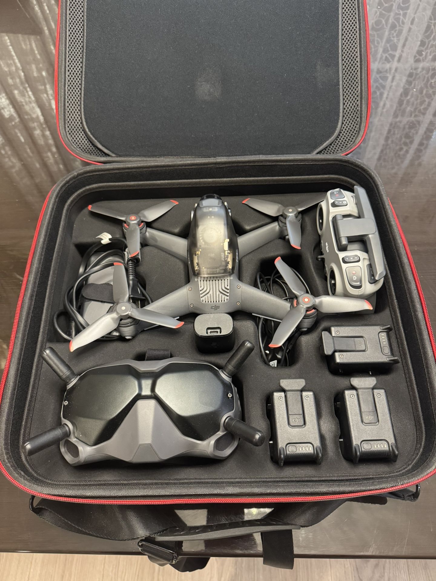 DJI FPV Drone Combo With 3 Batteries And Case