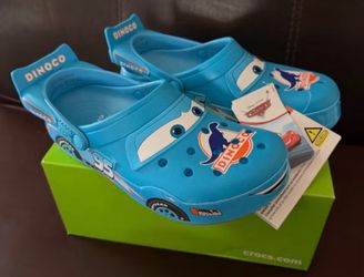 DINO CO BLUE CROCS CARS PIXAR SIZE 9