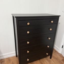 IKEA Hemnes, 6 Drawer Chest, Black Dresser