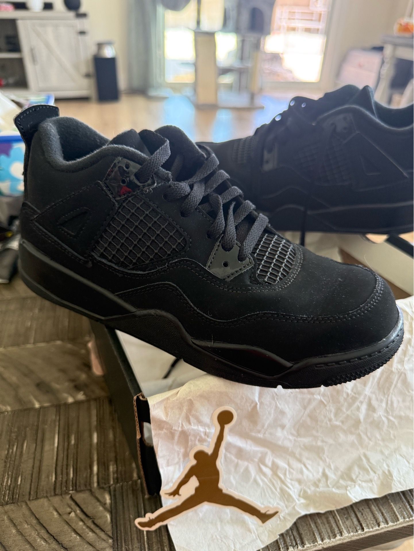 JORDAN RETRO 4 Black Cat 2020 ( size 3y )