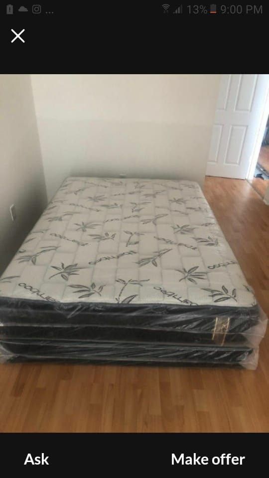 OFFERS! 🌟🏡 KING QUEEN FULL TWIN  OFERTA DE CHOLCHONES! Box Spring INCLUDED 🎁🏷 OFERTA DE COLCHONES tamaño KING QUEEN FULL O TWIN + Box Sprin