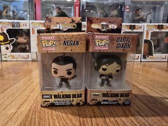 AMC Walking Dead Pocket POP Keychains Brand New