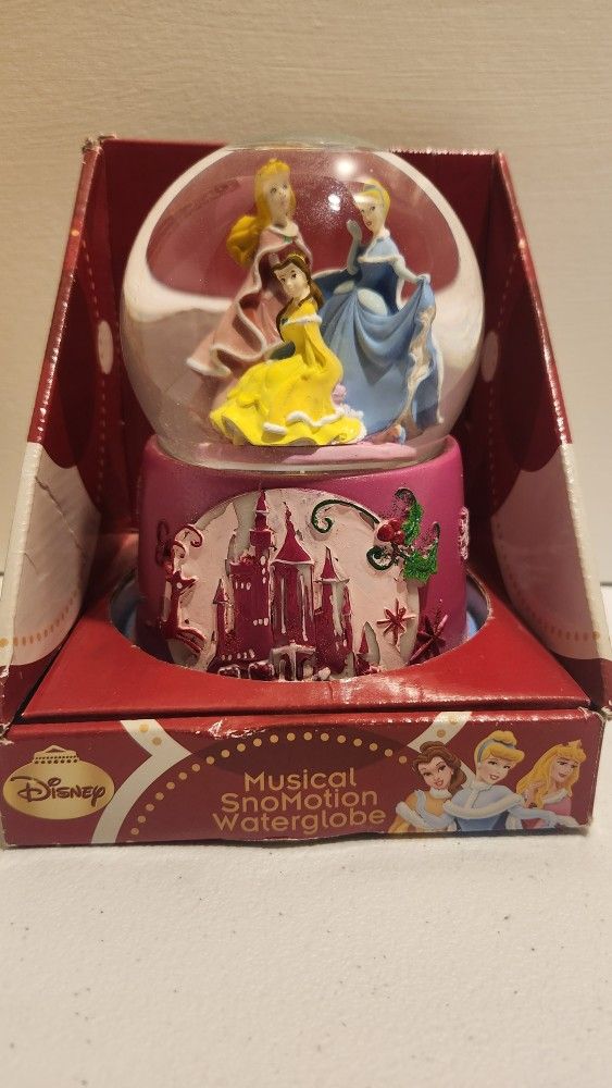 Disney Princess Musical Snomotion Waterglobe