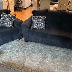 Couch and love seat