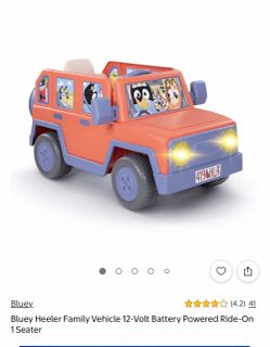 New in box Bluey ride on toddler 12v