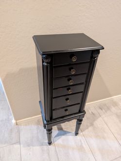Jewelry Armoire 5 drawer with mirror