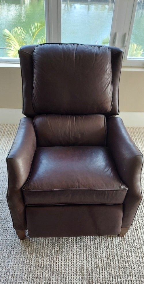 Arhaus recliner chair couch pure leather