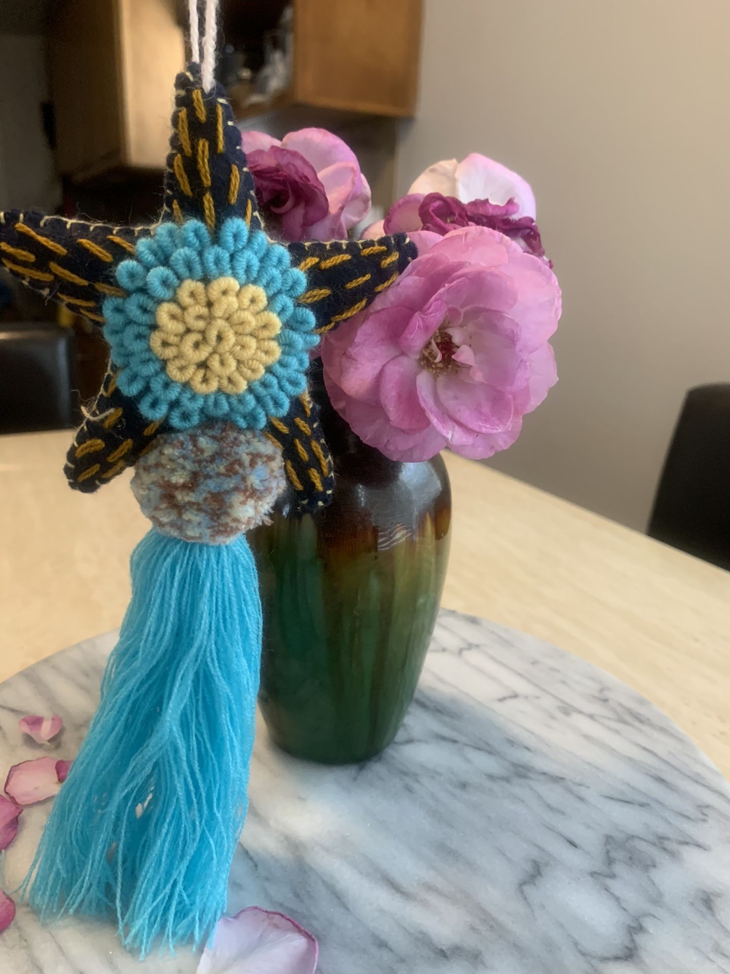 Handmade star with tassel