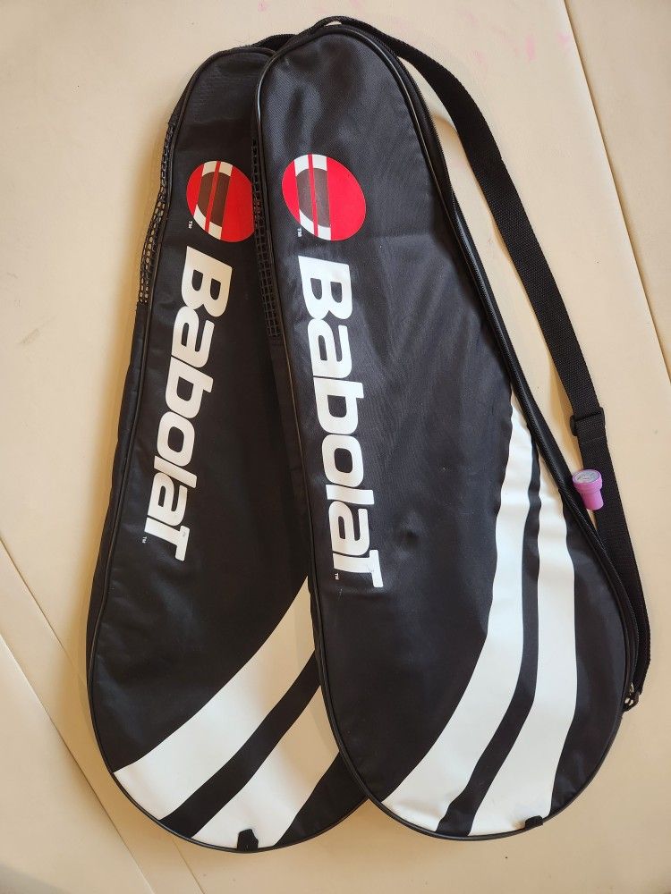 Two Babolat Tennis Racket Carry Bags