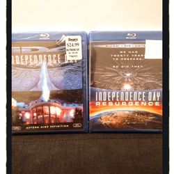 'Independence Day & Independence Day - Resurgence'  Blu-Ray  *NEW*