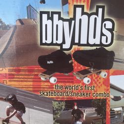 bbyhds Skateboard /sneaker Combo Size 4 USA New 