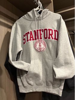 Champion Hoodie SMALL Stanford Decal