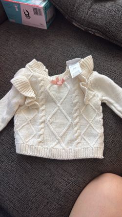 Baby girl knitted sweater