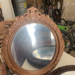 Antique Looking Mirror 