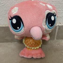 Littlest Pet Shop Plushie (flamingo)