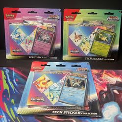 Prismatic Evolutions Tech Sticker Collection Pokemon