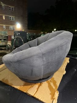 Gray Papasan Chair for Kids/Teens – Cozy Lounge Seat