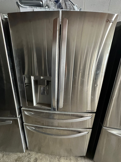 LG 4-Door Stainless Fridge with Ice Maker