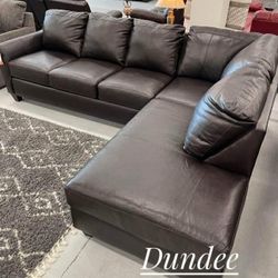 Lane Furniture Real Leather Sectional Couch 🛋️$39 Down Payment with Financing  No Needed Credit Check