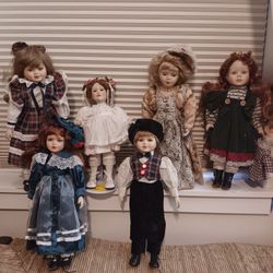 Vintage Porcelain Dolls