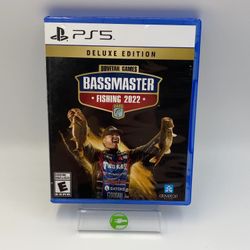 Bassmaster Fishing 2022 Deluxe Edition (Sony PlayStation 5 PS5, 2021)