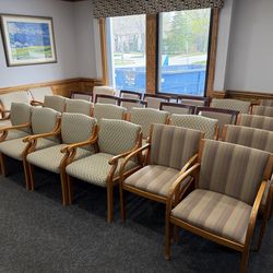 28 Great Condition Solid Wood Chairs - $50 each