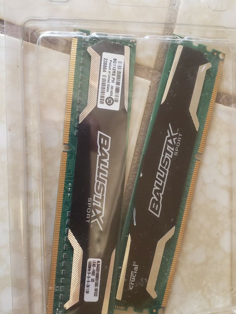 2x4gb DDR3 RAM