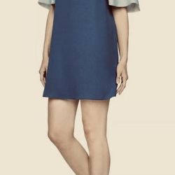NWT  BCBG Max Azria “Phillipa”  Dress  Thin Breathable  Marine Blue  Women  Size Small