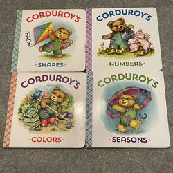 Courduroy’s Shapes, Colors, Numbers & Seasons Books