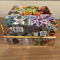 King Of Tokyo and Castle, Panic Brand New Board Games