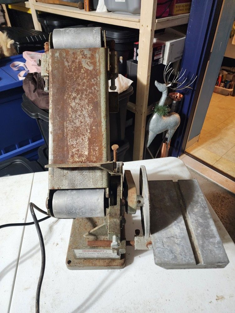 Vintage Duracraft belt and disc sander combo