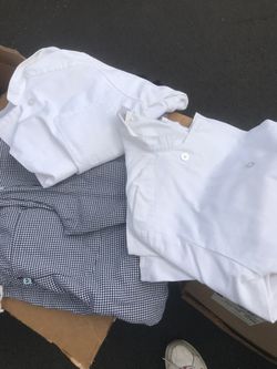 Culinary arts chef pants and coats.