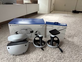 Sony PlayStation VR2 Headset with Controllers and Adapter
