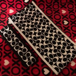 Coach Scarf And Head Band
