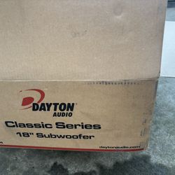 Dayton 18’’ Subwoofer