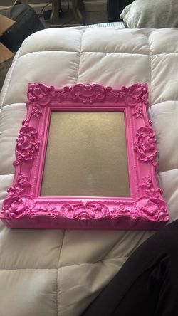 Pink picture frame