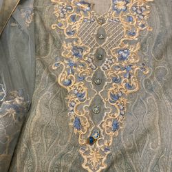 Three Piece Formal Lawn Dress Good For Party Wear