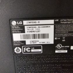 LG 27inch Computer Screen