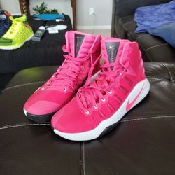 Pink Nike High Tops Mens Size 10.5