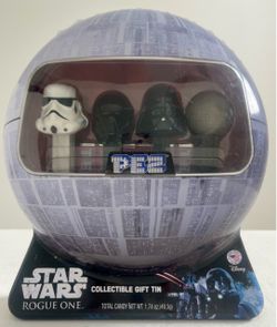 Star Wars Rogue One PEZ Gift Set Collectible Death Star Tin Sealed NEW